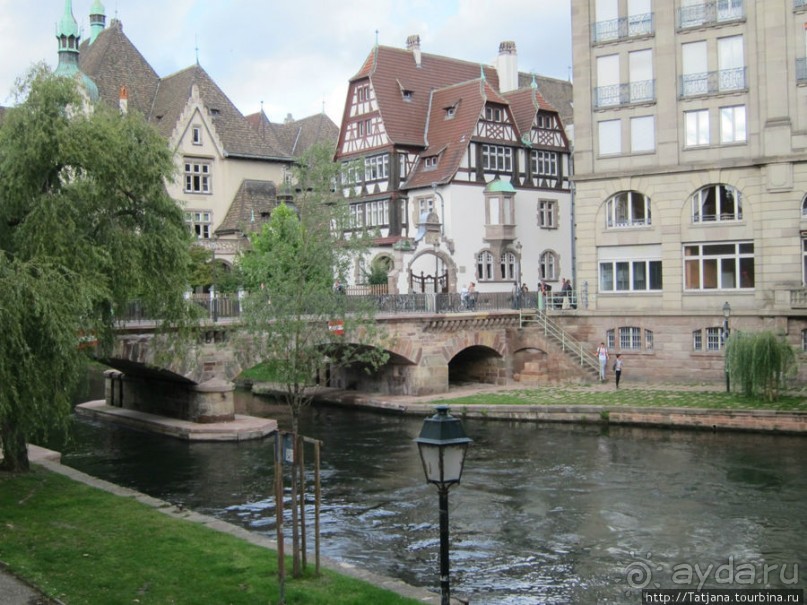 Архитектура и цветы Страсбурга.
