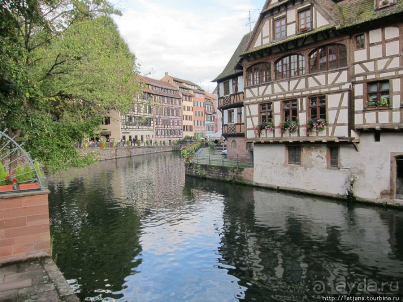 Архитектура и цветы Страсбурга.