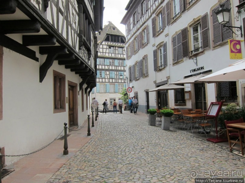 Архитектура и цветы Страсбурга.