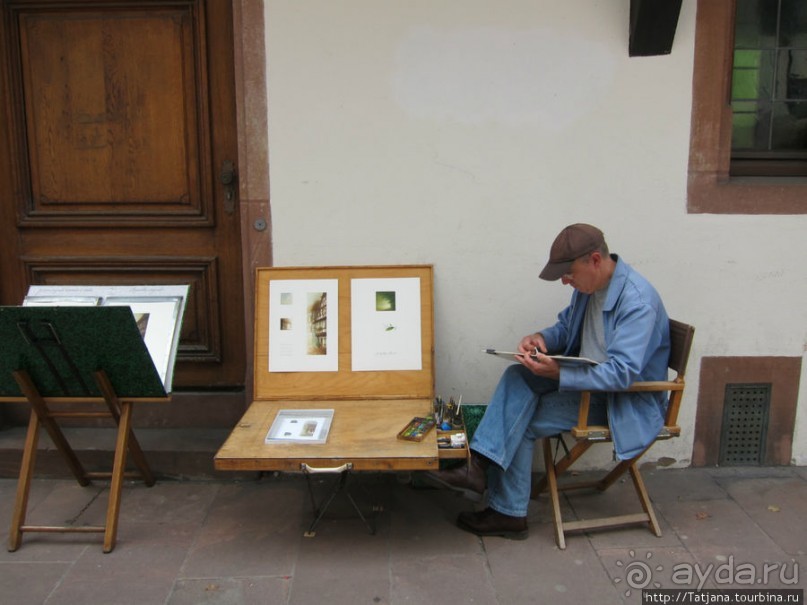 Архитектура и цветы Страсбурга.