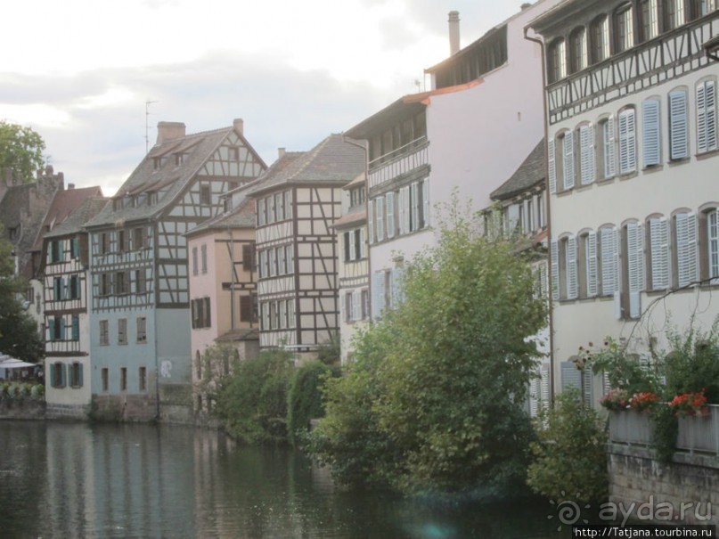Архитектура и цветы Страсбурга.