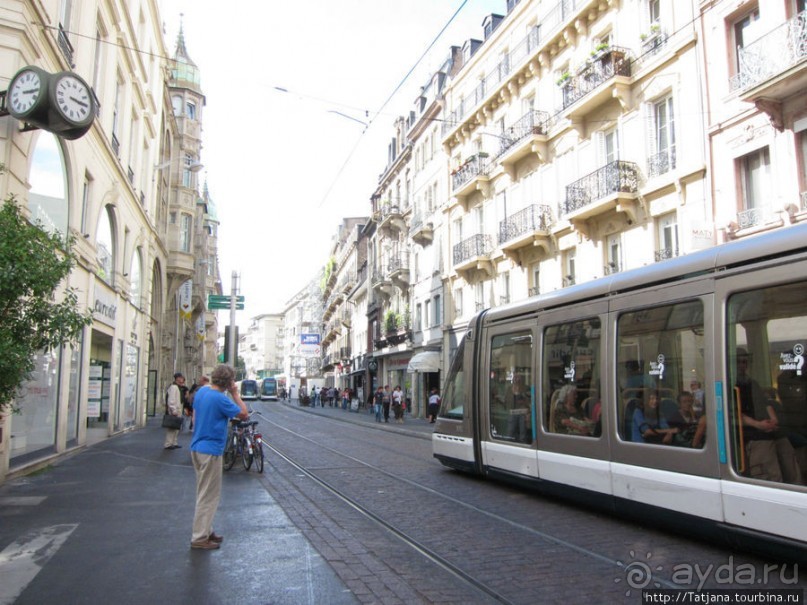 Архитектура и цветы Страсбурга.