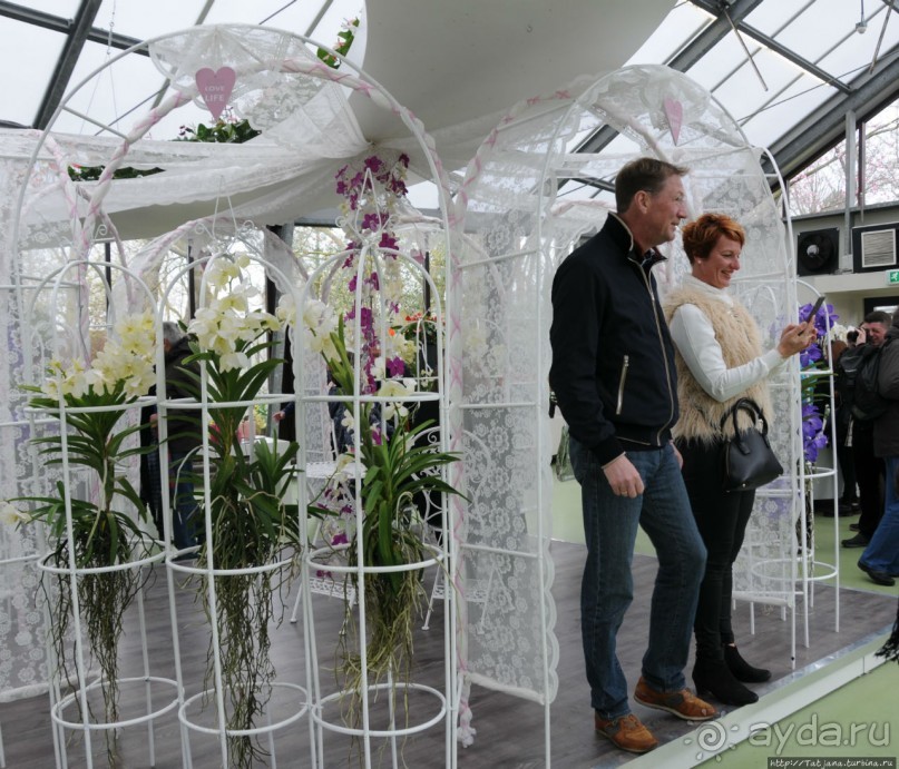 Павильон Орхидей в парке Keukenhof