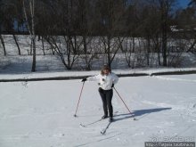 Под мостом на лыжах...