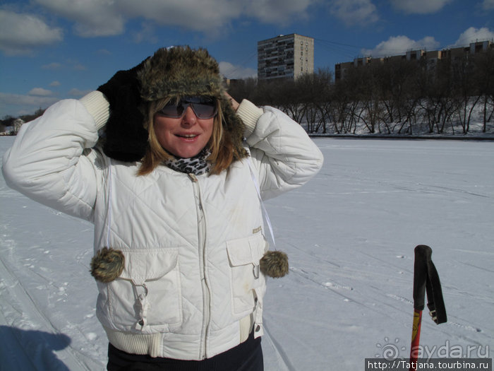 Под мостом на лыжах...