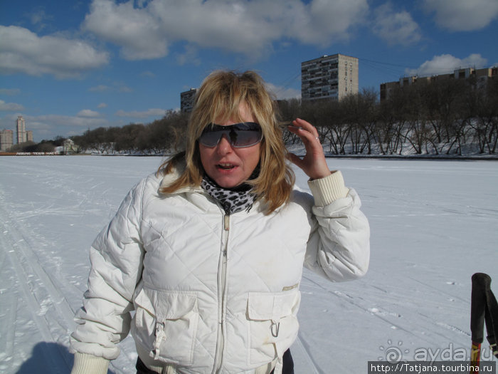 Под мостом на лыжах...