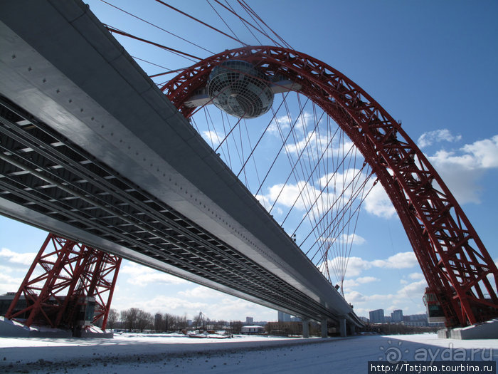 Под мостом на лыжах...
