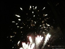 Феерверк в Валенсии в день Валенсианского сообщества