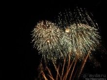 Феерверк в Валенсии в день Валенсианского сообщества