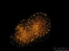 Феерверк в Валенсии в день Валенсианского сообщества