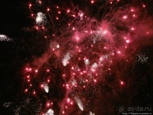 Феерверк в Валенсии в день Валенсианского сообщества