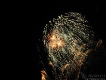 Феерверк в Валенсии в день Валенсианского сообщества