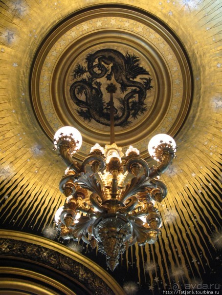 Знаки на потолке... призрак оперы.