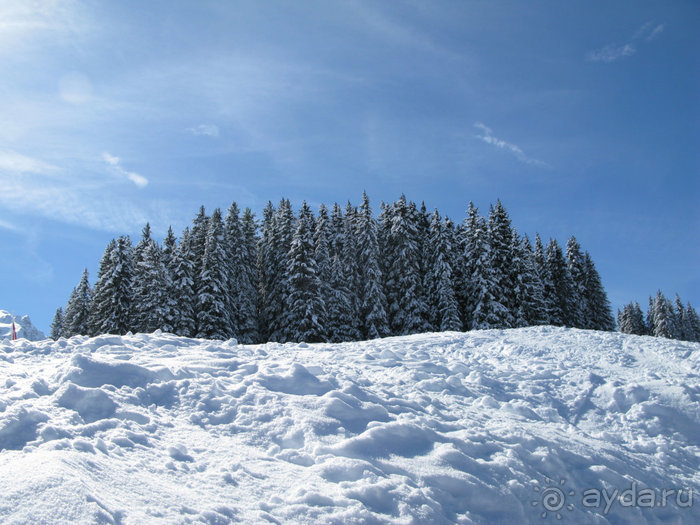 Швейцарские Альпы и чистый горный воздух