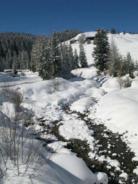 Швейцарские Альпы и чистый горный воздух