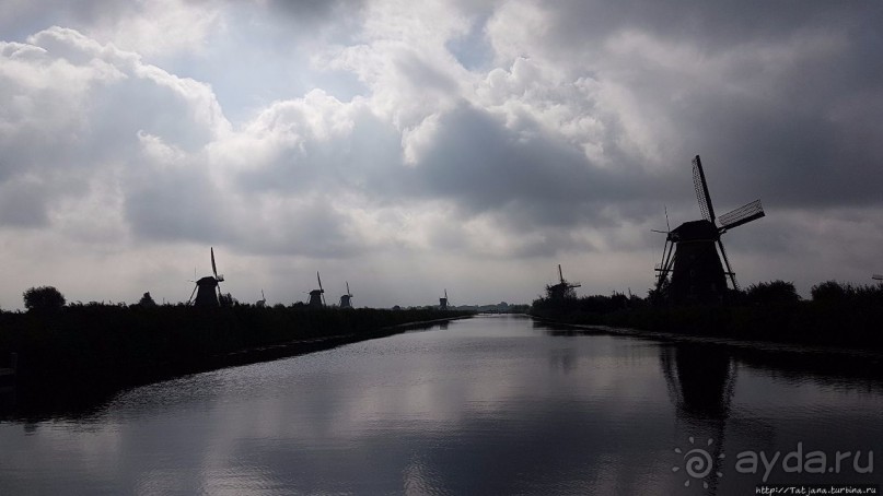 Kinderdijk, мельницы — история Голландии