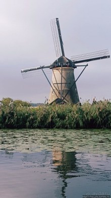 Kinderdijk, мельницы — история Голландии
