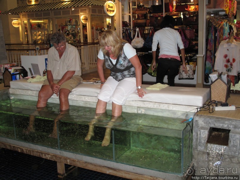 Нежный пилинг от рыбок Garra Rufa