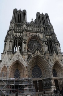 Рееймский собор и витражи Марка Шагала