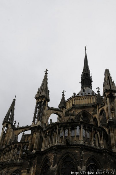 Рееймский собор и витражи Марка Шагала