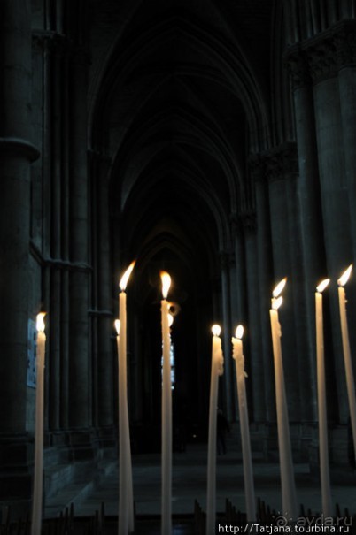 Рееймский собор и витражи Марка Шагала