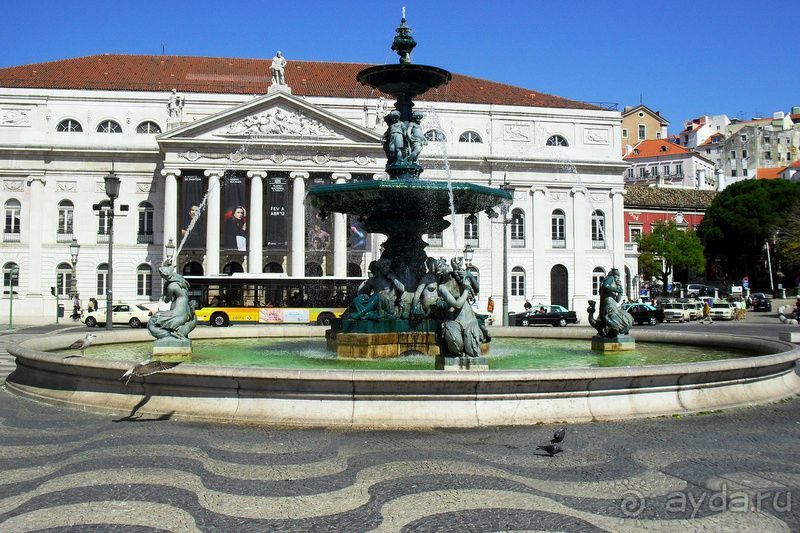 Погуляйте по центральным площадям города Лиссабона!