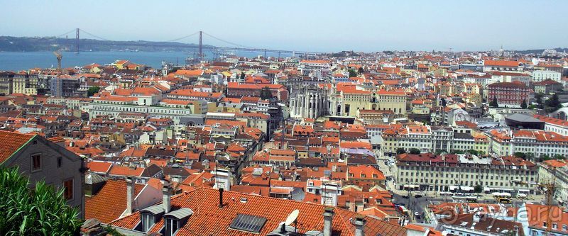 Лиссабон, видовая площадка Сау Педро де Алкантра Лиссабон, видовая площадка Сау Педро де Алкантра