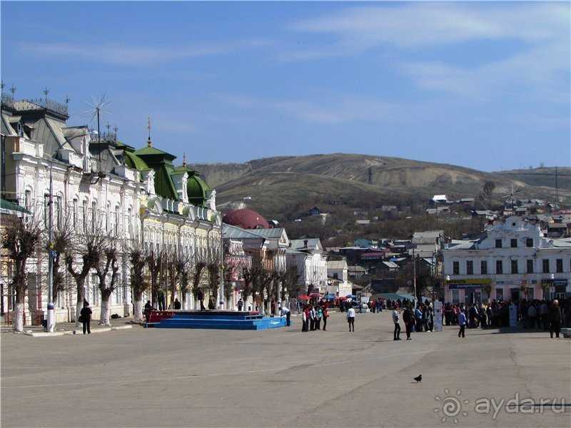 Вольск под облаками