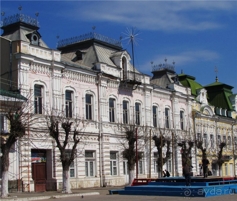 Вольск под облаками