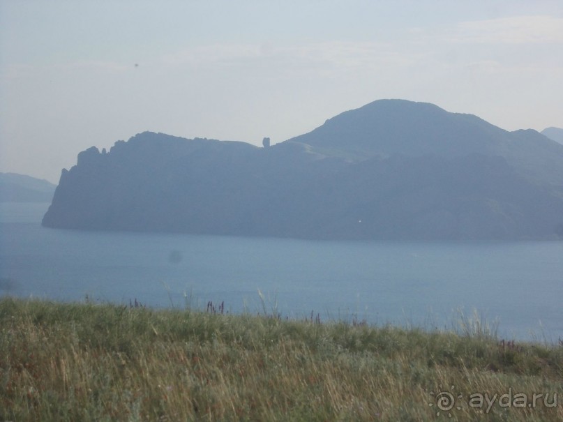 Гора "Лётная". Вид на Кара-Даг.