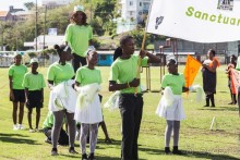 Первомай в Сент-Джорджес, Гренада