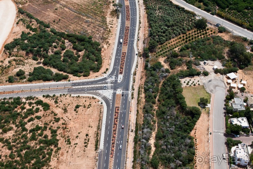 Израиль и Палестина с вертолёта (Дорога №1)