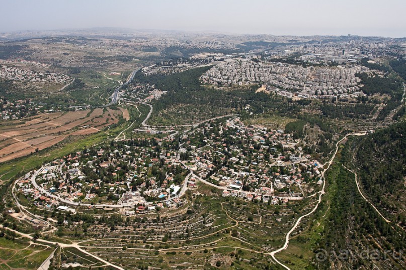 Израиль и Палестина с вертолёта (Дорога №1)