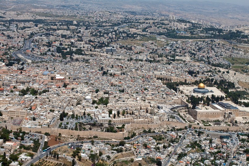 Израиль и Палестина с вертолёта (Дорога №1)