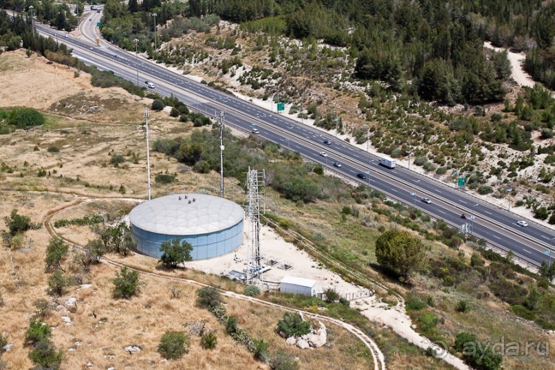 Израиль и Палестина с вертолёта (Дорога №1)