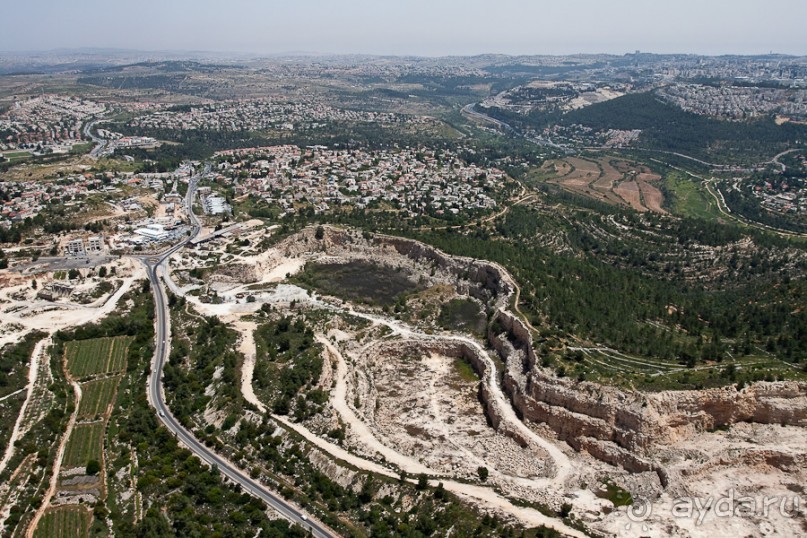 Израиль и Палестина с вертолёта (Дорога №1)