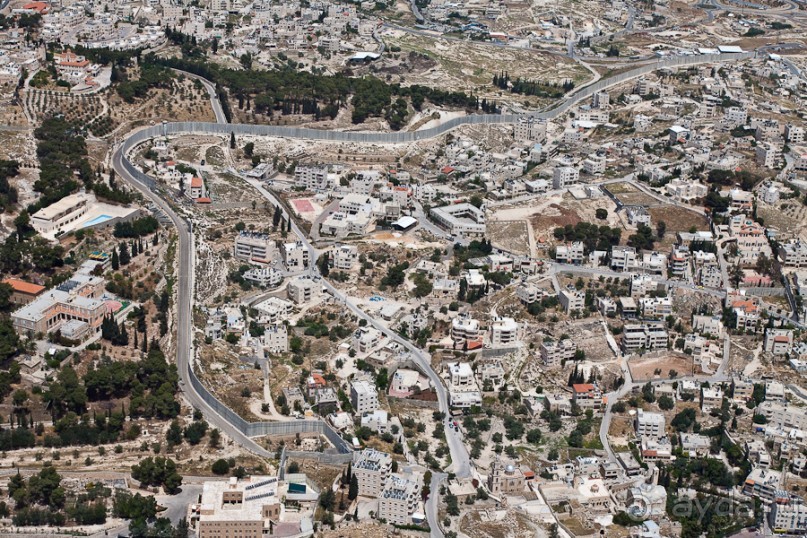 Израиль и Палестина с вертолёта (Дорога №1)