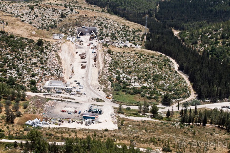 Израиль и Палестина с вертолёта (Дорога №1)