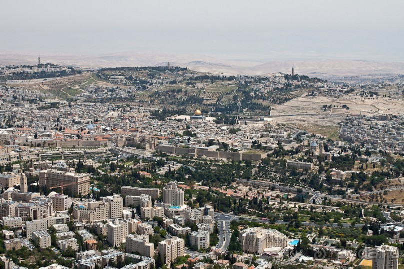 Израиль и Палестина с вертолёта (Дорога №1)