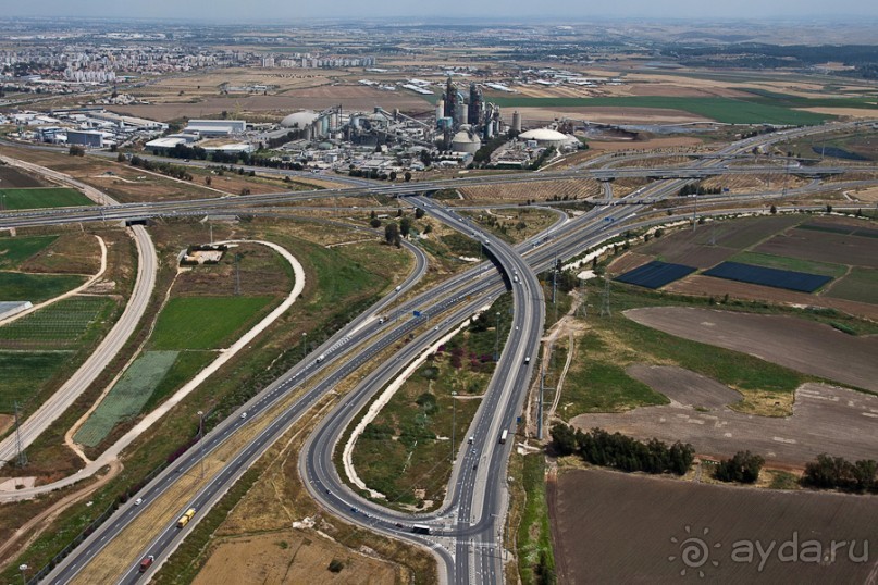 Израиль и Палестина с вертолёта (Дорога №1)