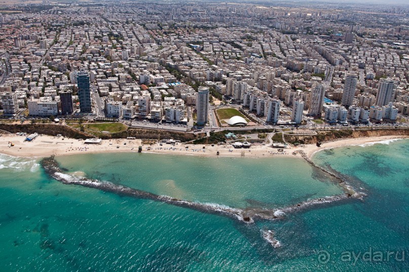 Израиль и Палестина с вертолёта (Тель-Авив)