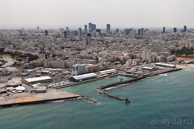 Израиль и Палестина с вертолёта (Тель-Авив)