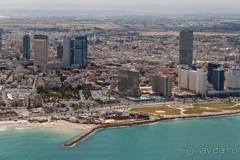 Израиль и Палестина с вертолёта (Тель-Авив)