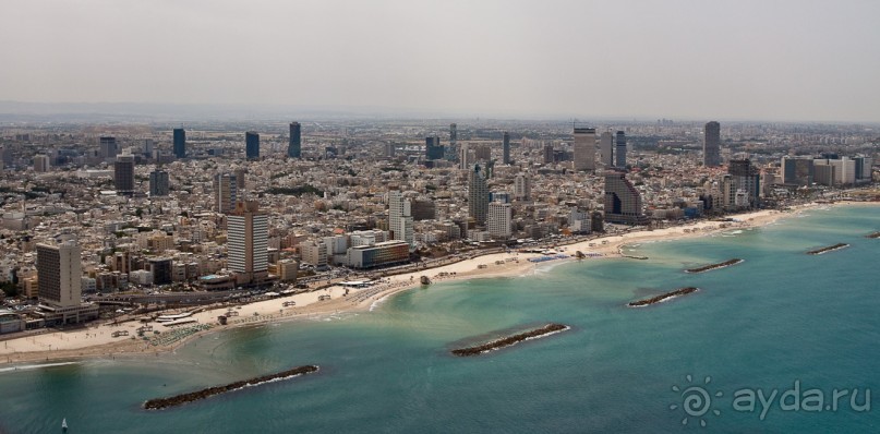 Израиль и Палестина с вертолёта (Тель-Авив)