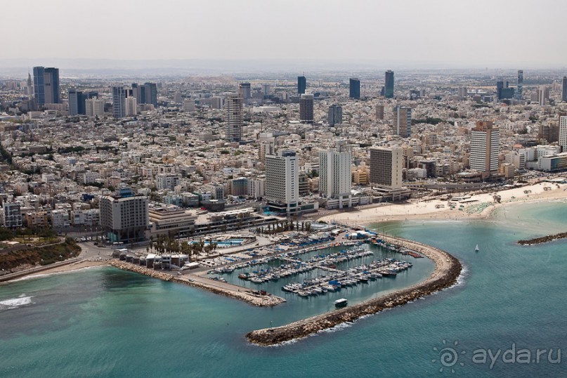 Израиль и Палестина с вертолёта (Тель-Авив)