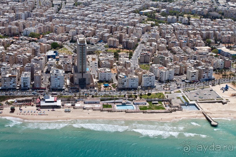 Израиль и Палестина с вертолёта (Тель-Авив)