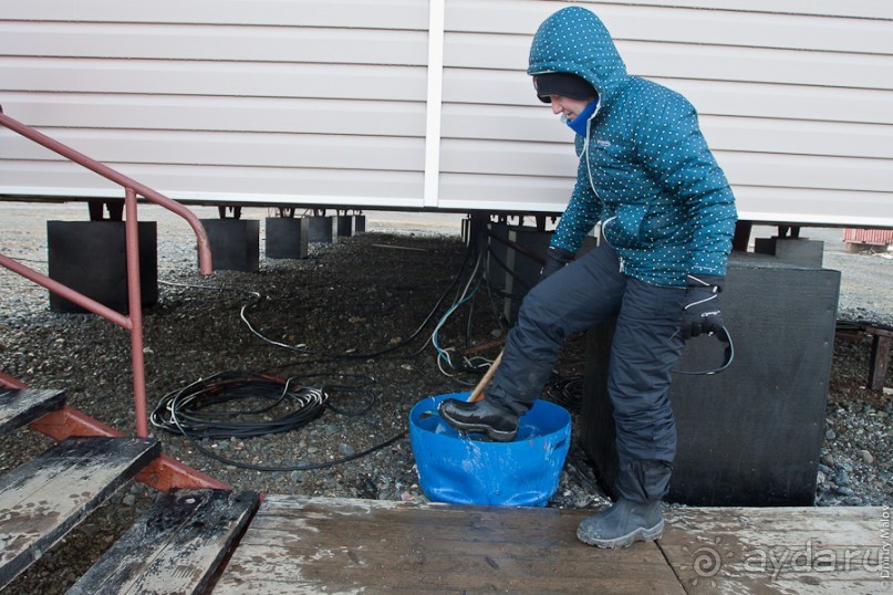 Антарктида: Полярники!