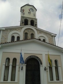 Греция. Кавала. Храм рядом с крепостью.