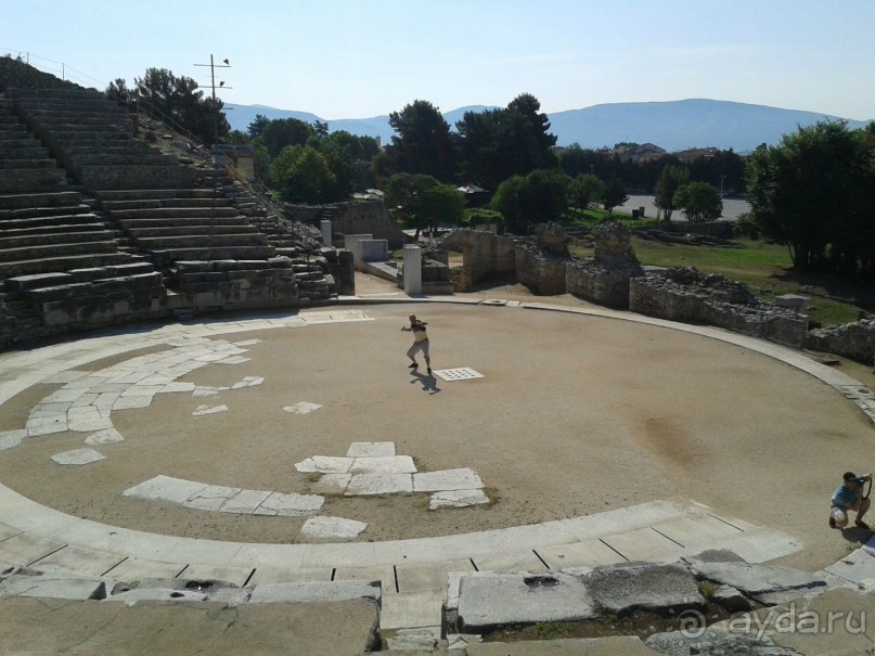 Греция. Древний Филиппы. Амфитеатр.