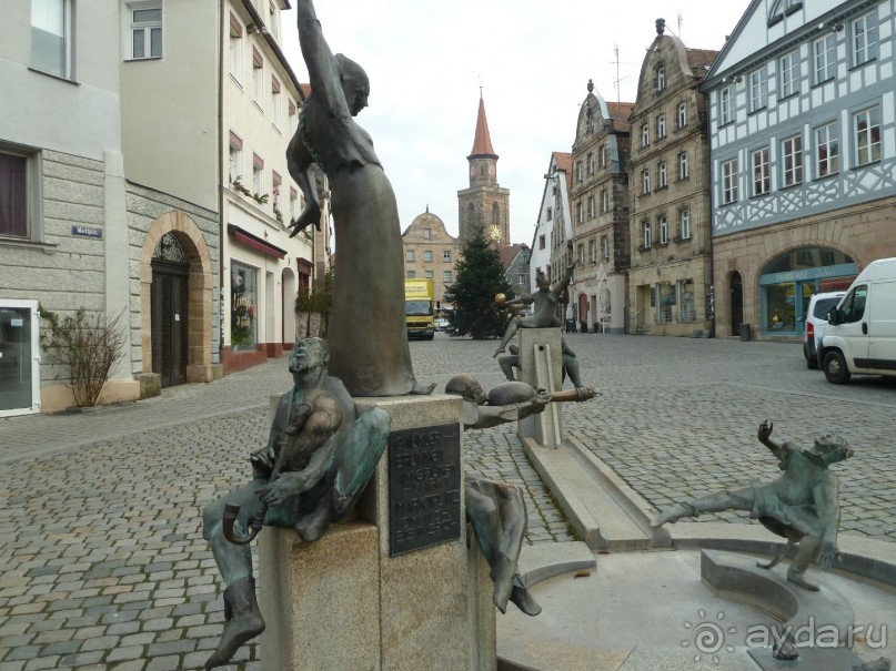 Чудесные Рождественские городки около Нюрнберга. Фюрт, Бамберг, Ротенбург на Таубере.